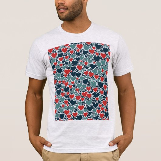 Joyful Hearts Overlapping and Interlocking T-shirt (Voorkant)