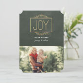 Joyful Holiday | 5x7 papieren uitnodiging voor fee (Staand voorkant)