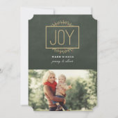 Joyful Holiday | 5x7 papieren uitnodiging voor fee (Voorkant)