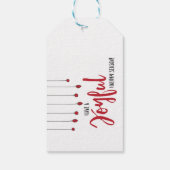 Joyful Holiday cadeau label Cadeaulabel (Achterkant)