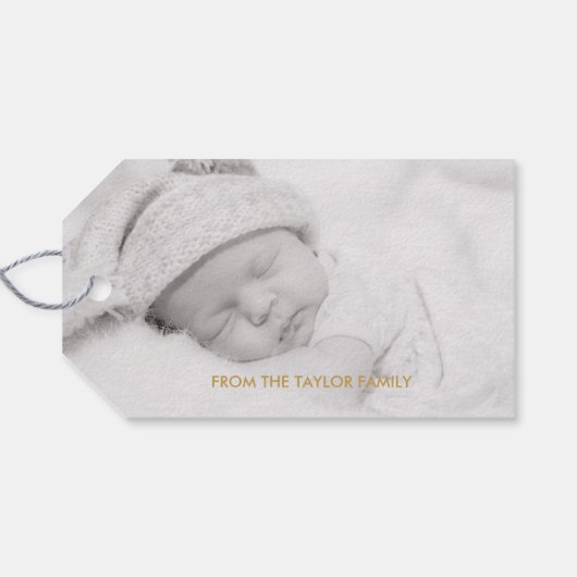 Joyful Holiday Cadeaulabel (Achterkant Horizontaal)