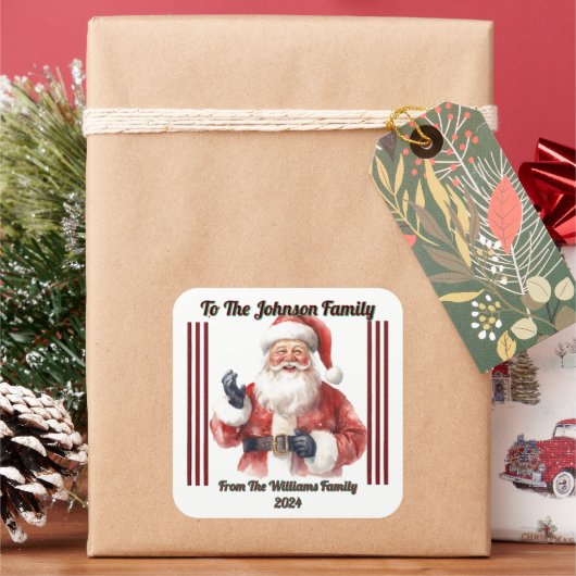 Joyful Holiday Gift Sticker (Feestdagen)