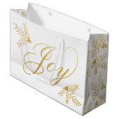 Joyful Holiday Groot Cadeauzakje (Voorkant Gekanteld)