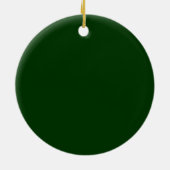 Joyful Holiday Keramisch Ornament (Achterkant)