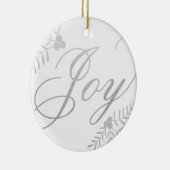 Joyful Holiday Keramisch Ornament (Rechts)