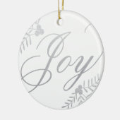 Joyful Holiday Keramisch Ornament (Links)