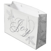 Joyful Holiday Large Cadeautasje (Achterkant Gekanteld)