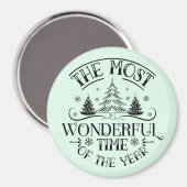 Joyful Holiday Magneet (Voorkant / Achterkant)