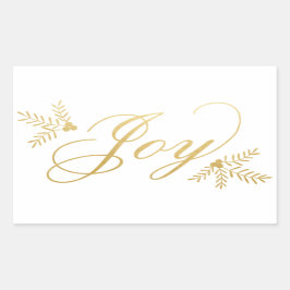 Joyful Holiday Rechthoekige Sticker