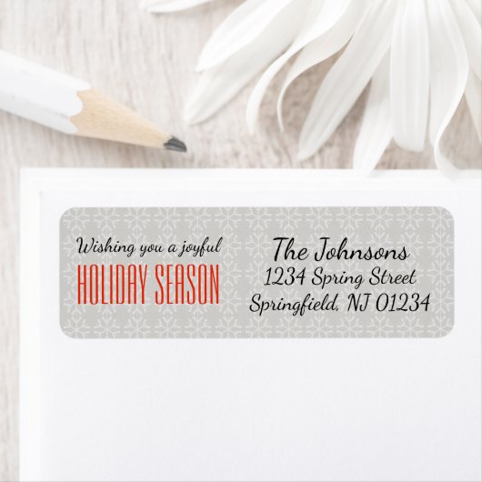 Joyful Holiday Season - Holidayzfordayz Etiket (Insitu)