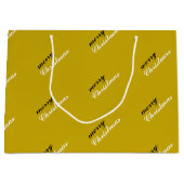 Joyful Holiday Spirit Festive Merry Christmas Groot Cadeauzakje (Voorkant)