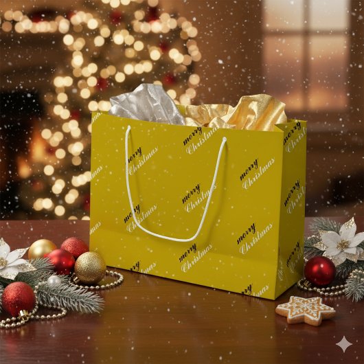 Joyful Holiday Spirit Festive Merry Christmas Groot Cadeauzakje