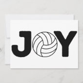 Joyful Holidays Volleyball Feestdagenkaart (Voorkant)
