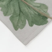 Joyful Hummingbird Garden Elegant Waterverf Fleece Deken (Hoek)