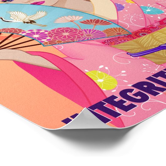 Joyful in Japan Art Print (Hoek)