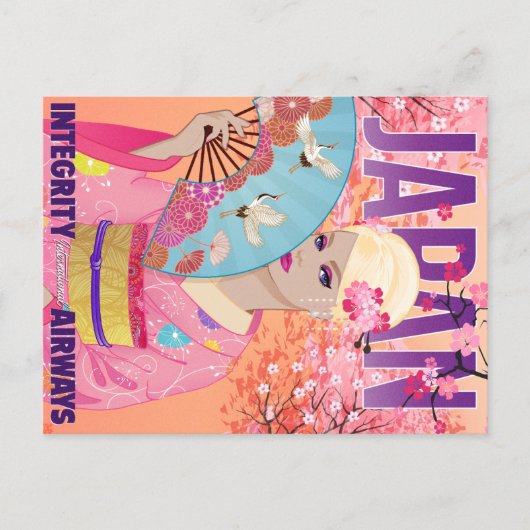 Joyful in Japan Briefkaart (Voorkant)