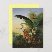 JOYFUL INVITE w/ BIRDS VAN PARADISE ~EZ2 CUSTOMIZE Kaart (Voorkant / Achterkant)