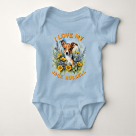 Joyful Jack Russell - Gepersonaliseerde Baby Bodys Romper