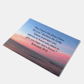 JOYFUL JEREMIAH 29:11 SUNRISE DEURMAT (Schuin)