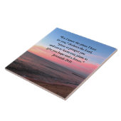 JOYFUL JEREMIAH 29:11 SUNRISE TEGELTJE (Zijkant)