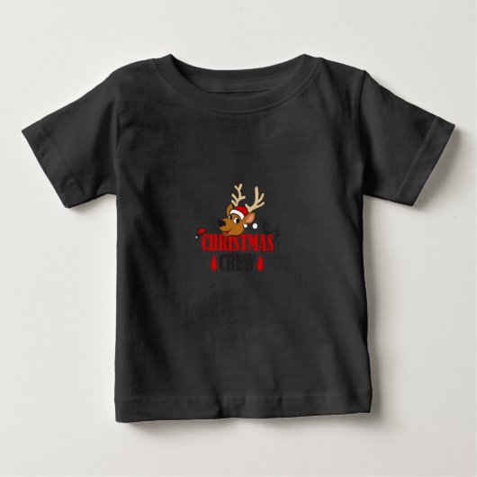 "Joyful Jingle Bubs: Baby's First Christmas T-shir (Voorkant)