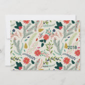 Joyful Joy Holiday-fotokaart Feestdagenkaart (Achterkant)