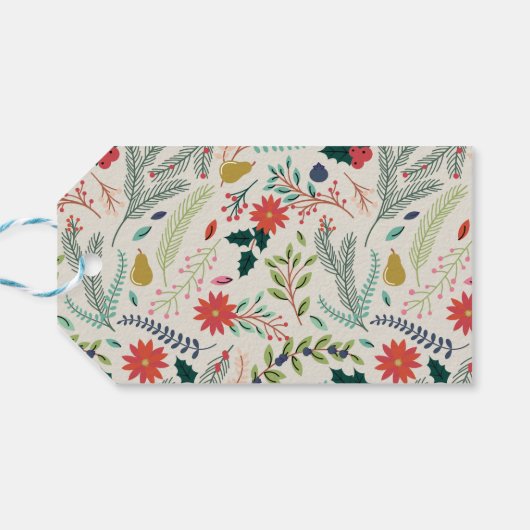 Joyful Joy kerstfeestcadeau label Cadeaulabel (Achterkant Horizontaal)