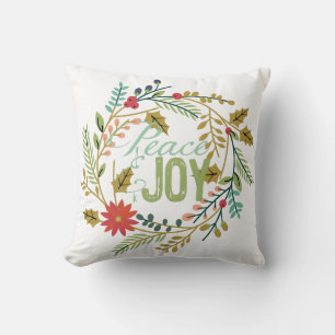 Joyful Joy Kerstfeestdag Pillow Kussen