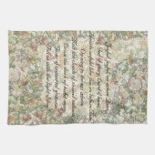 Joyful Joyful Hymn Floral Mucha Art Nouveau Towel Theedoek (Horizontaal)