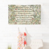Joyful Joyful Hymn Lyrics Mucha Art Nouveau Floral Spandoek (Insitu)