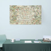 Joyful Joyful Hymn Lyrics Mucha Art Nouveau Floral Spandoek (Beurs)