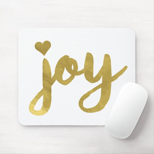Joyful Joyful ik heb Joy Full of Joy Gold Art Muismat (Met muis)