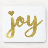 Joyful Joyful ik heb Joy Full of Joy Gold Art Muismat (Voorkant)