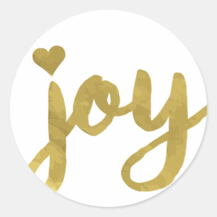 Joyful Joyful ik heb Joy vol van Joy Ronde Sticker
