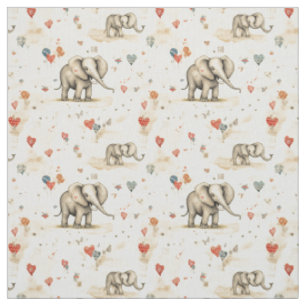 Joyful Jumbo: Whimsy olifant Stof
