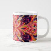 Joyful Kaleidoscope Color coffee Mug Grote Koffiekop (Rechts)