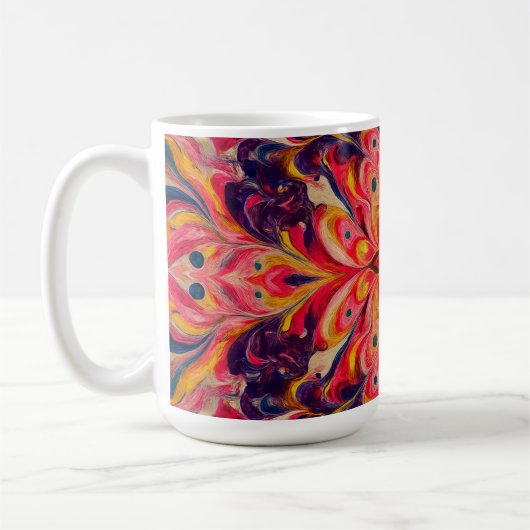 Joyful Kaleidoscope Color coffee Mug Koffiemok (Links)