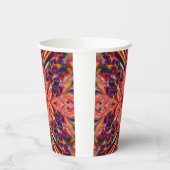 Joyful Kaleidoscope Color coffee Mug Papieren Bekers (Links)