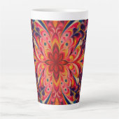 Joyful Kaleidoscope Color Latte Mug Latte Mok (Voorkant)