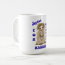 Joyful Kamala Harris President Hippie Boho Koffiemok