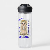 Joyful Kamala Harris President Hippie Boho Waterfles (Voorkant)