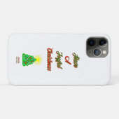 Joyful Kerstapple iPhone 11 Pro Hoesje (Achterkant (horizontaal))