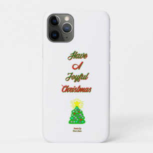 Joyful Kerstapple iPhone 11 Pro Hoesje
