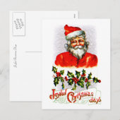 Joyful Kerstdagen Feestdagenkaart (Voorkant / Achterkant)