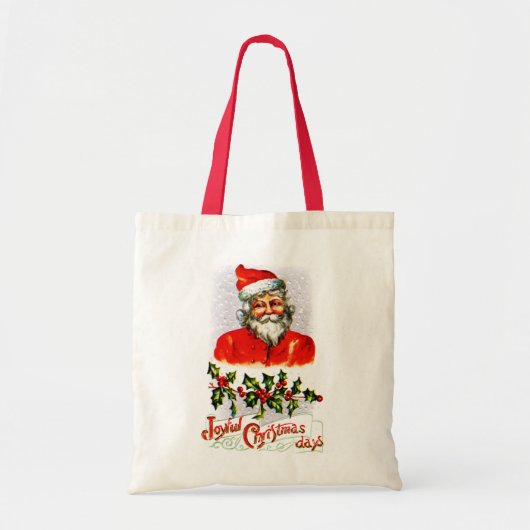 Joyful Kerstdagen Tote Bag (Voorkant)