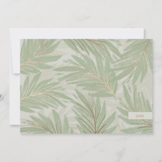 Joyful kerstfoto feestdagenkaart (Achterkant)