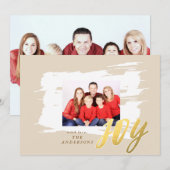 Joyful kerstKaart | CHRISTMAS (Voorkant / Achterkant)