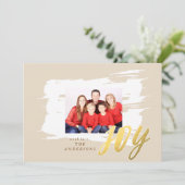 Joyful kerstKaart | CHRISTMAS (Staand voorkant)