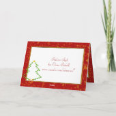 Joyful-kerstkaart Feestdagen Kaart (Achterkant)