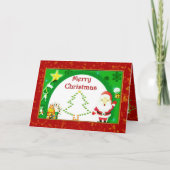 Joyful-kerstkaart Feestdagen Kaart (Voorkant)